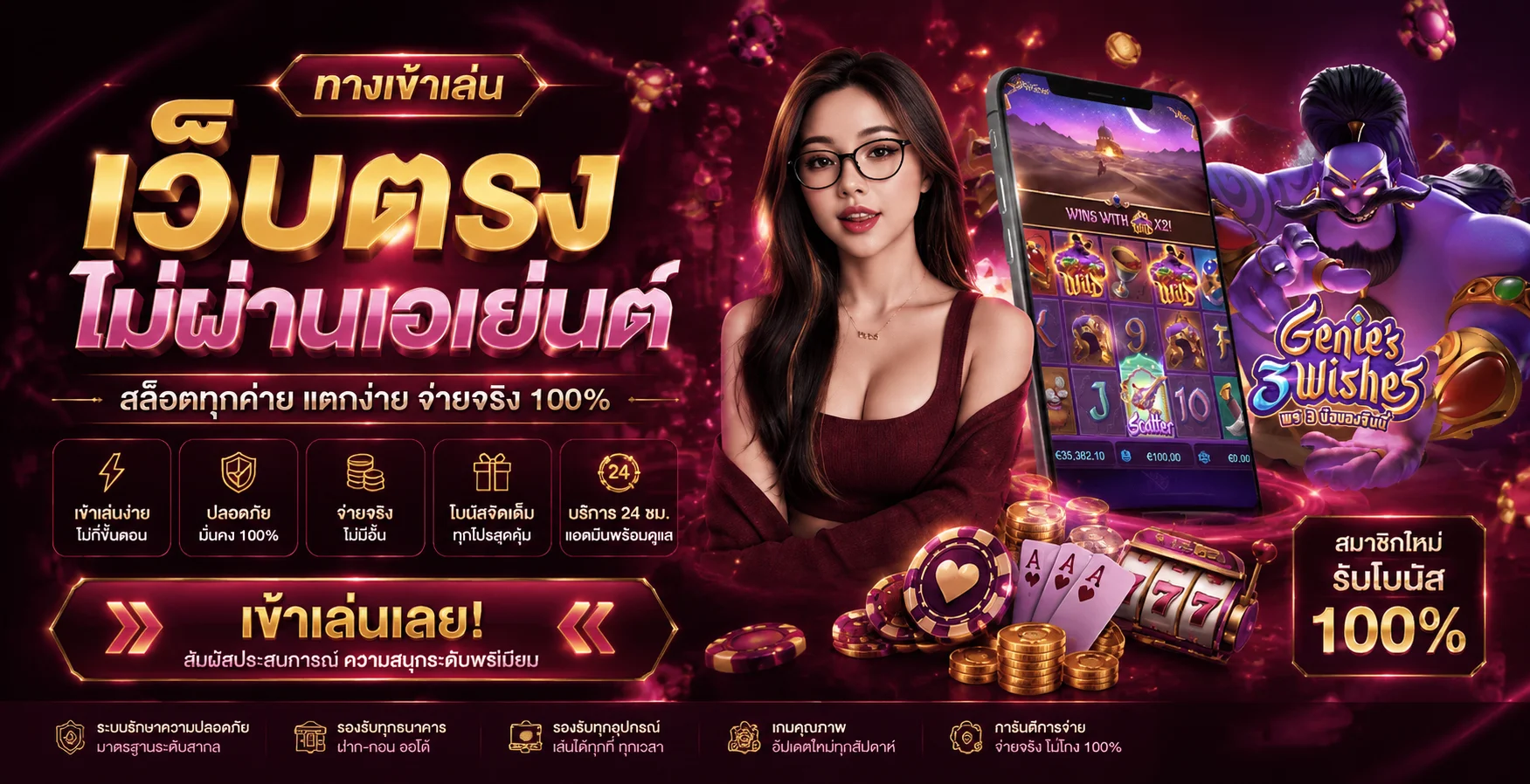 รวมเกมสล็อตยอดนิยมบน AURA26 จากค่าย PG Slot